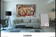 Celebration-1  150x100cm   #0115   2019