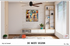 Die-nackt-Gewinnerin     #122    70x70 cm  2020