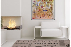 Lebenslauf  #125     80x60  cm