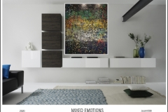 Mixed Emotions   #128      120x100 cm
