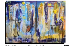 lost-in-the-city                   2x70x100cm     #191